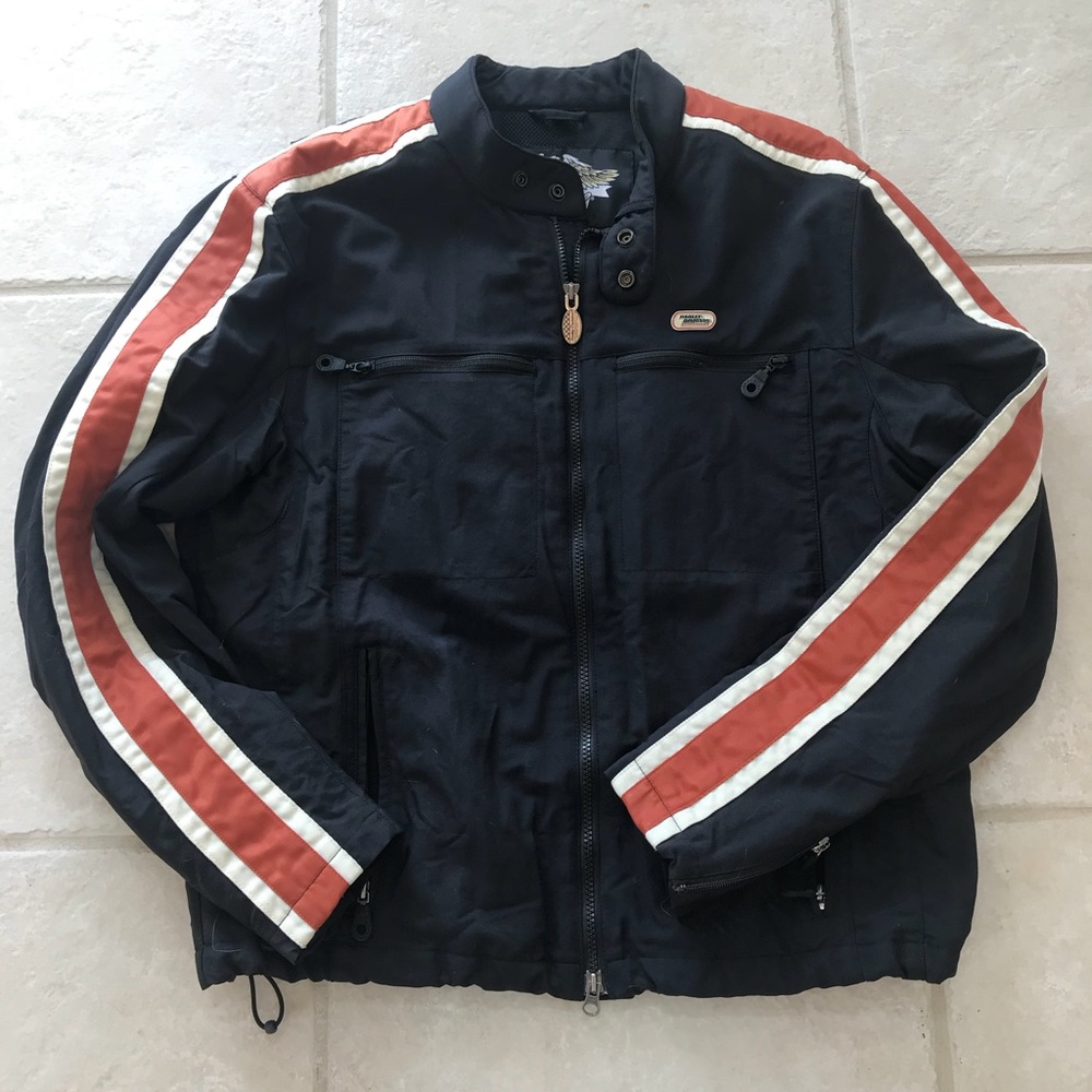 Harley Davidson Full Zip Jacket Size Large